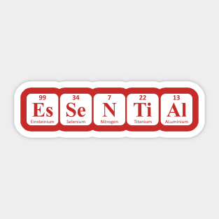 Essential element Sticker